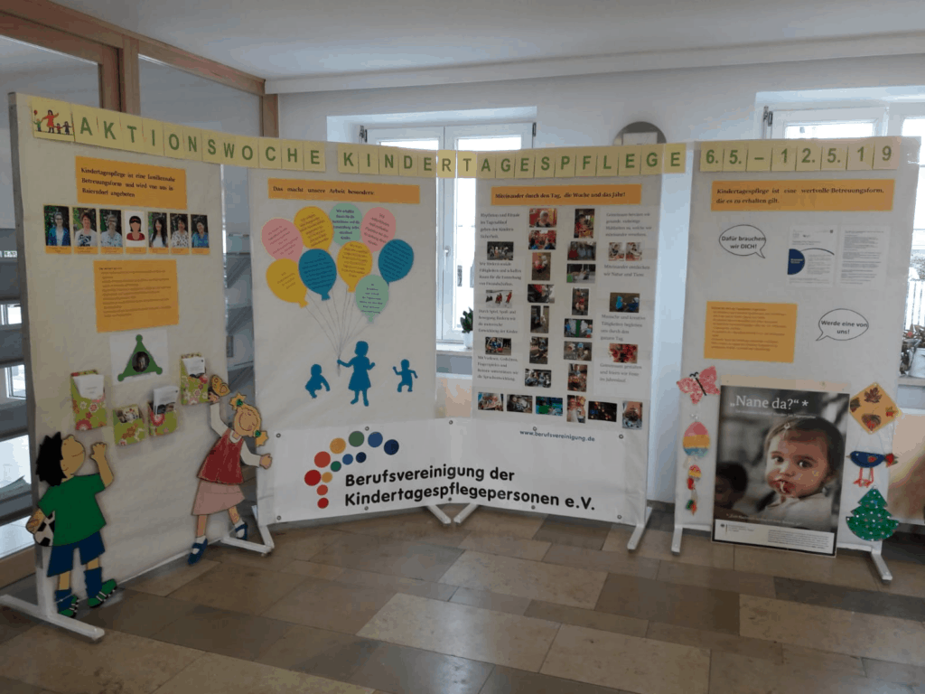 Plakate zur Woche der Kindertagespflege