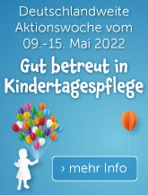 Banner Aktionswoche der Kindertagespflege