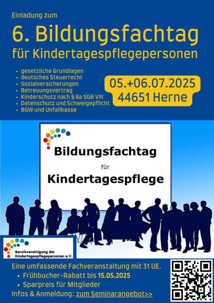 Einladung zum Bildungsfachtag mit neuem Datum