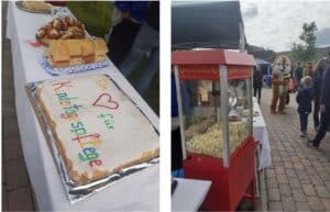 Kuchen und Popcorn am Aktionstag