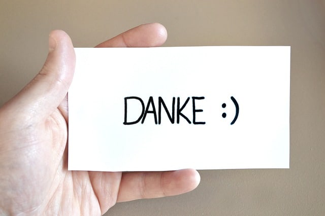 Danke Symbolbild